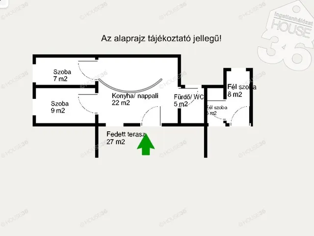 Eladó ház Törtel 56 nm