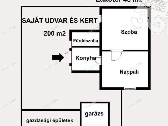 Eladó ház Kecskemét, Muszáj 48 nm