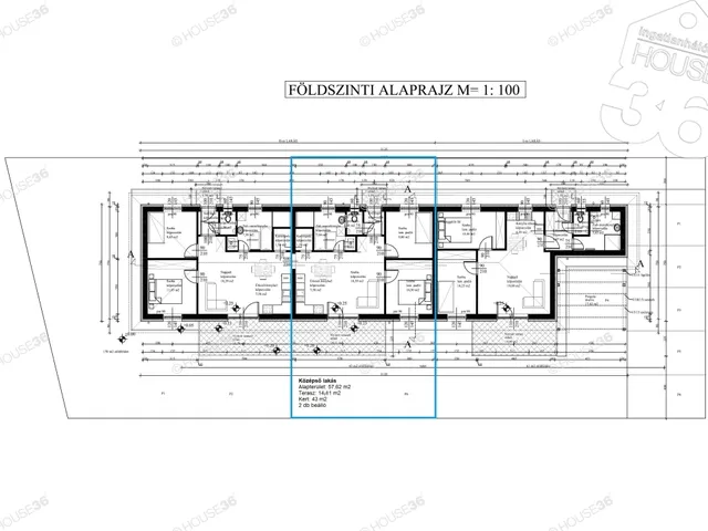 Eladó ház Kecskemét 57 nm
