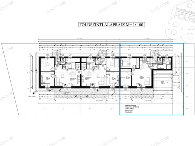 Eladó ház Kecskemét 57 nm