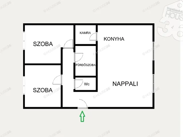 Eladó lakás Kecskemét, Belváros 58 nm