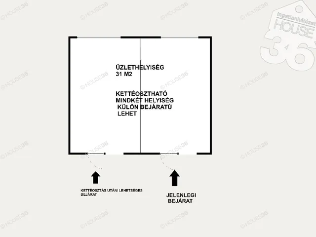 Kiadó kereskedelmi és ipari ingatlan Kecskemét 31 nm