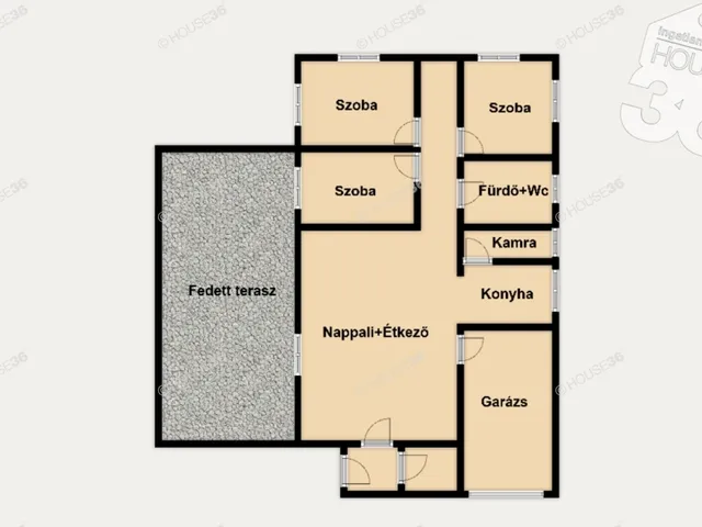 Eladó ház Kecskemét, Petőfiváros 108 nm