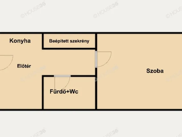 Eladó lakás Kecskemét, Belváros 18 nm