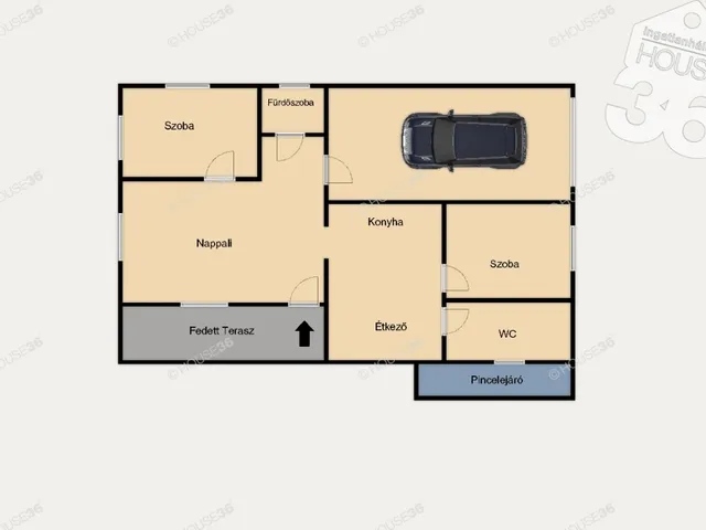 Eladó ház Kecskemét, Rendőrfalu 90 nm