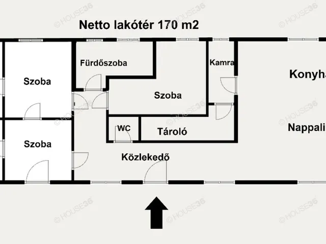 Eladó ház Tiszaalpár 170 nm