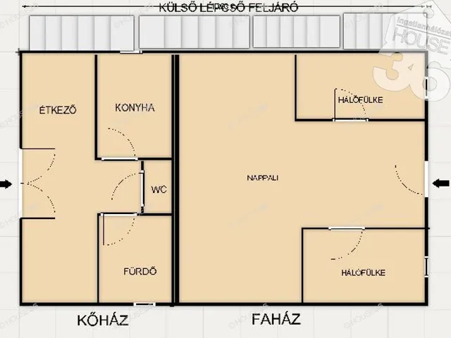 Eladó ház Leányfalu 46 nm