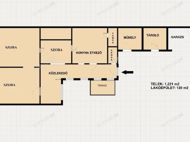 Eladó ház Tiszaalpár 120 nm