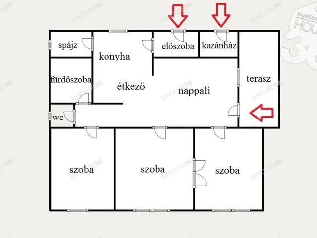 Eladó ház Jakabszállás 120 nm