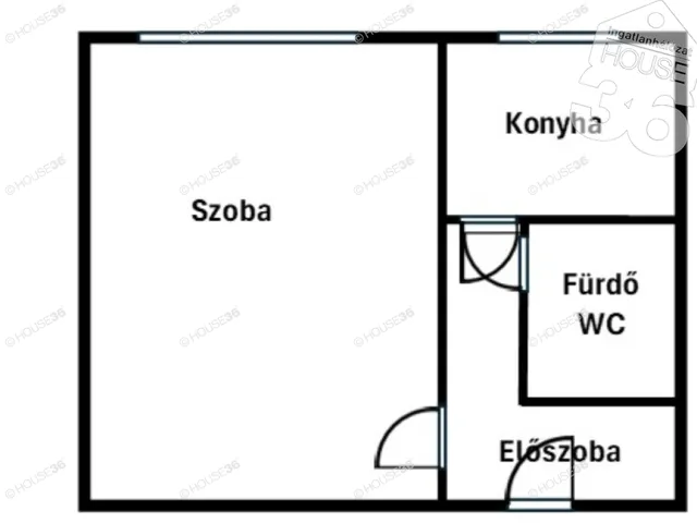 Eladó lakás Kecskemét 34 nm