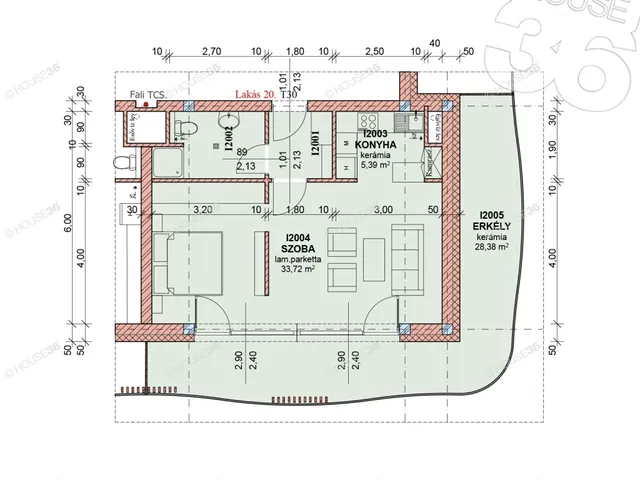Eladó lakás Kecskemét, Homokbánya 47 nm