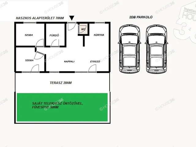Eladó ház Kecskemét 70 nm