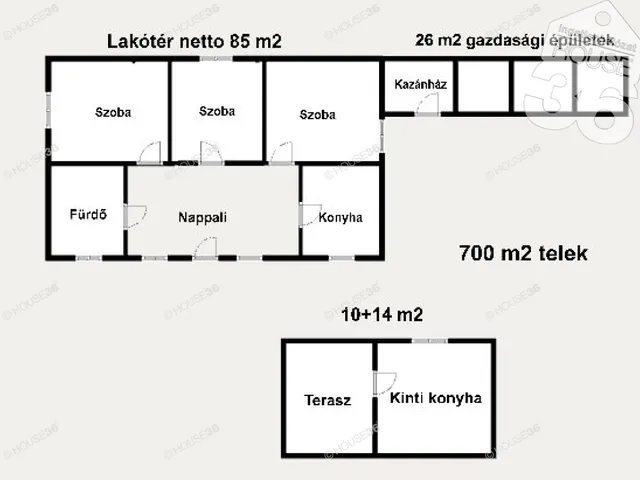 Eladó ház Tiszaalpár 125 nm