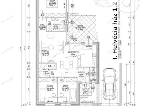 Eladó ház Helvécia 90 nm