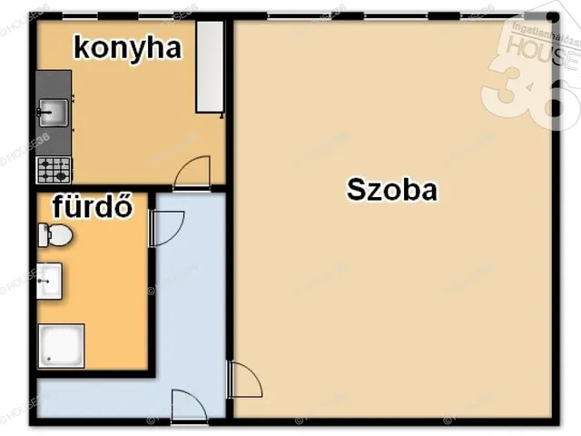 Eladó lakás Kecskemét, Hunyadiváros 33 nm