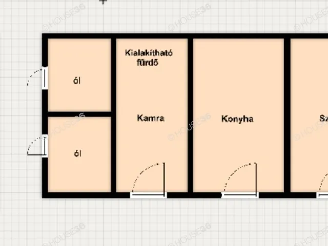 Eladó ház Jakabszállás 55 nm