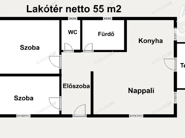 Eladó ház Kecskemét, Méntelek 55 nm