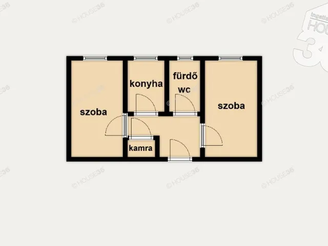 Eladó lakás Kecskemét, Belváros 55 nm