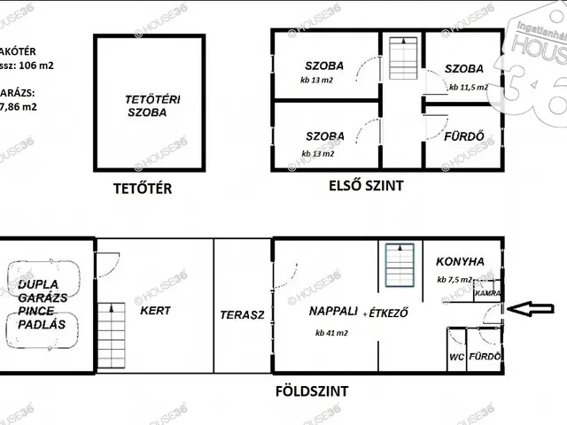 Eladó lakás Kecskemét 106 nm