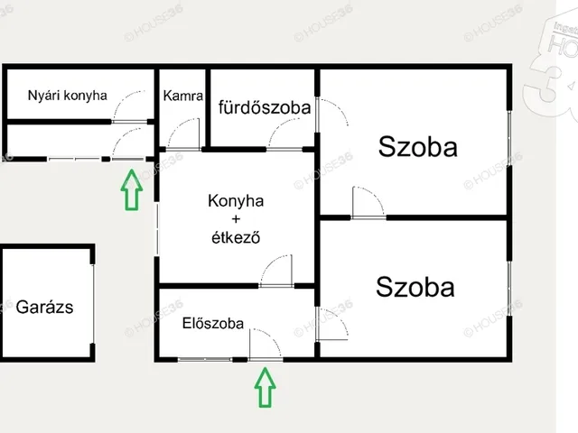 Eladó ház Ballószög 78 nm