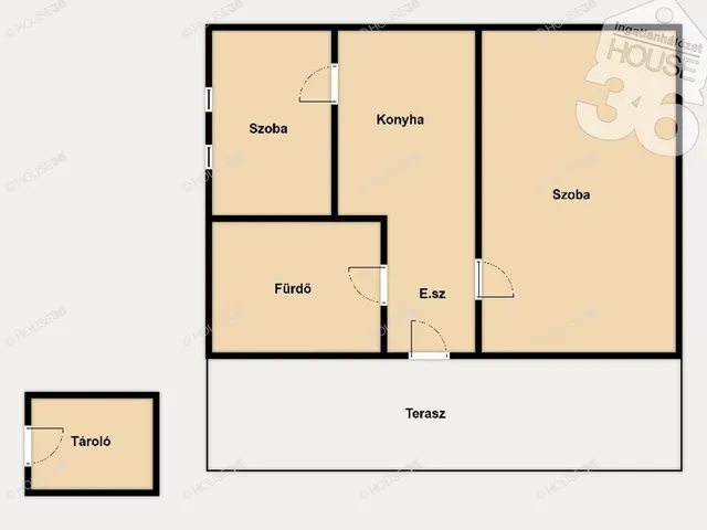 Eladó ház Kecskemét 43 nm