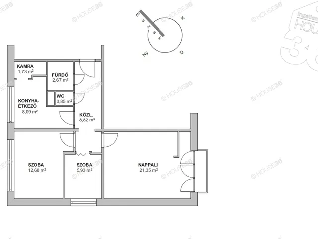 Eladó lakás Kecskemét 61 nm