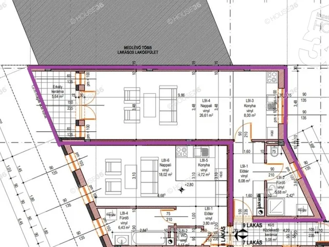 Eladó lakás Kecskemét, Belváros 49 nm