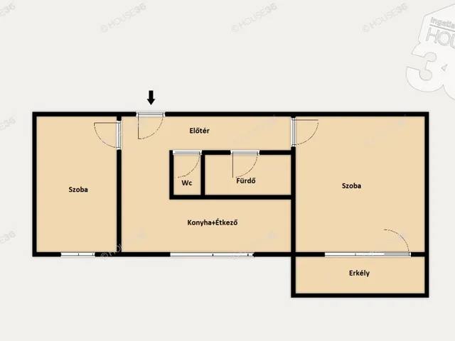 Eladó lakás Kecskemét 54 nm
