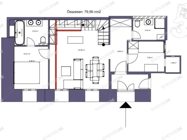 Eladó lakás Budapest V. kerület, Belváros 80 nm