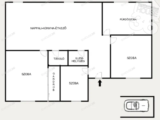 Eladó ház Kecskemét, Kadafalva 75 nm