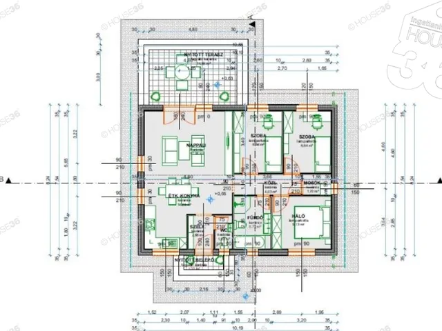 Eladó ház Kecskemét, Hetényegyháza 76 nm