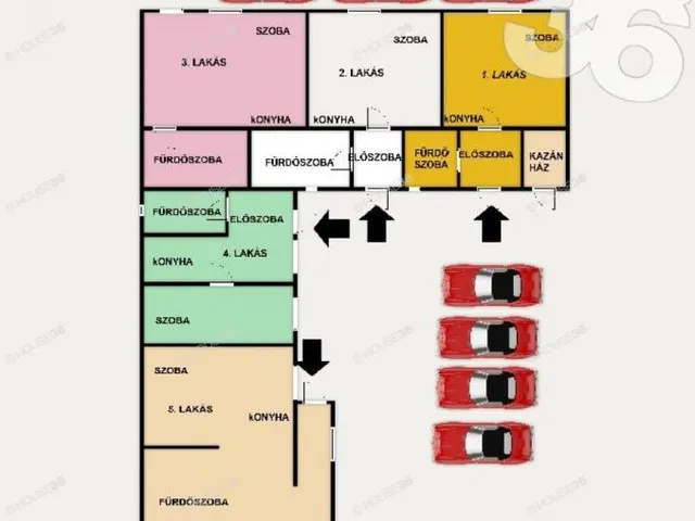 Eladó ház Kecskemét, Hunyadiváros 200 nm