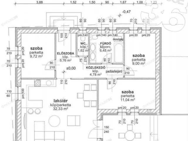 Eladó ház Jakabszállás 81 nm