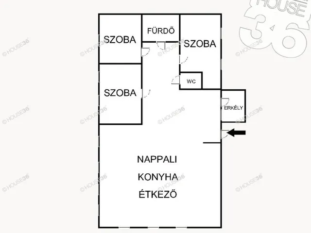 Kiadó lakás Kecskemét 76 nm