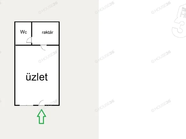 Kiadó kereskedelmi és ipari ingatlan Kecskemét, Belváros 14 nm