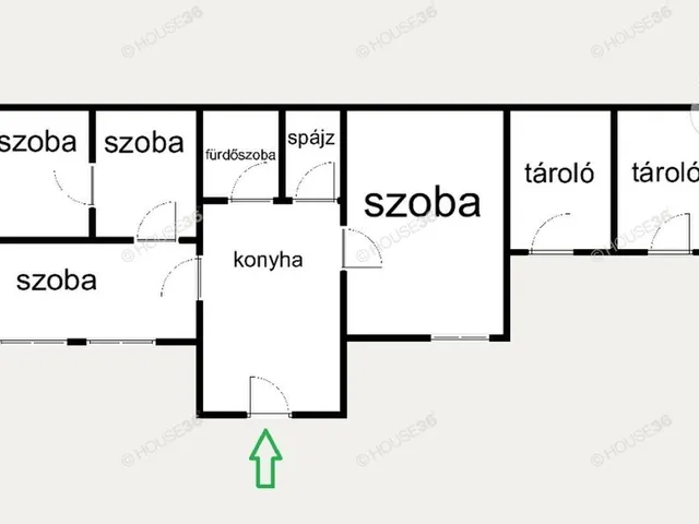 Eladó ház Tiszaug 75 nm