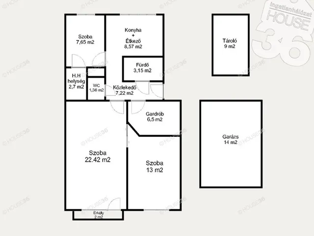 Eladó lakás Kecskemét, Villanegyed 72 nm