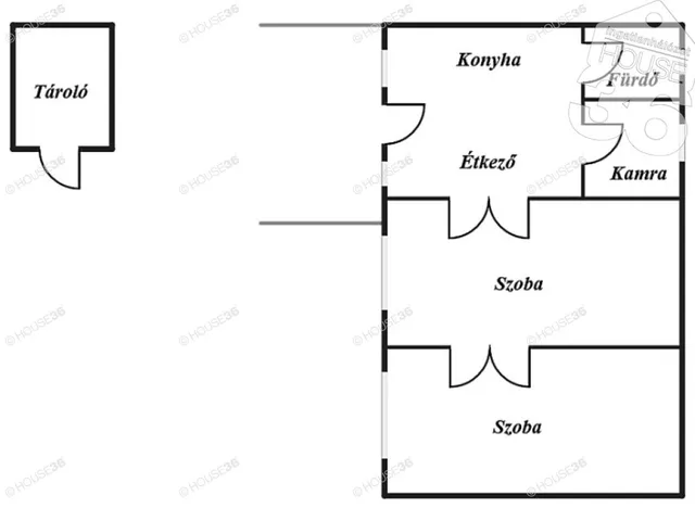 Eladó ház Kecskemét 50 nm
