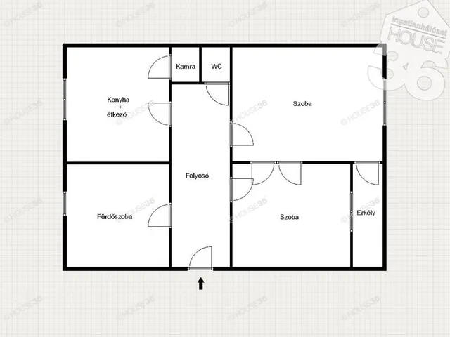 Kiadó lakás Kecskemét 55 nm