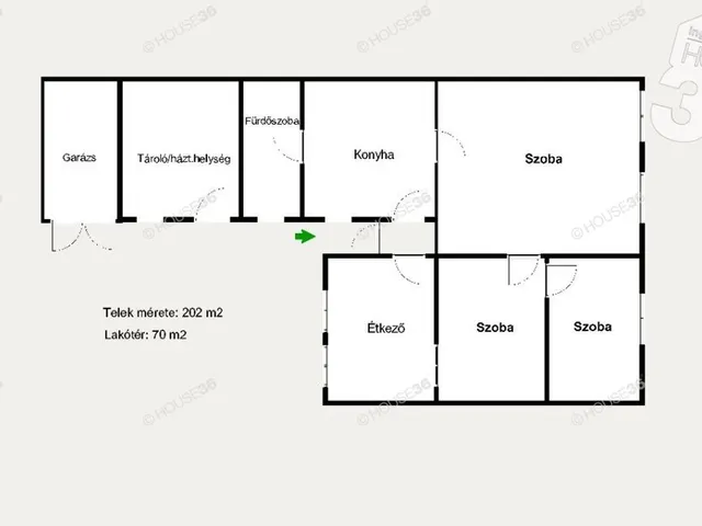Eladó ház Kecskemét, Erzsébetváros 70 nm