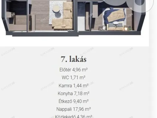 Eladó lakás Kecskemét, Belváros 73 nm