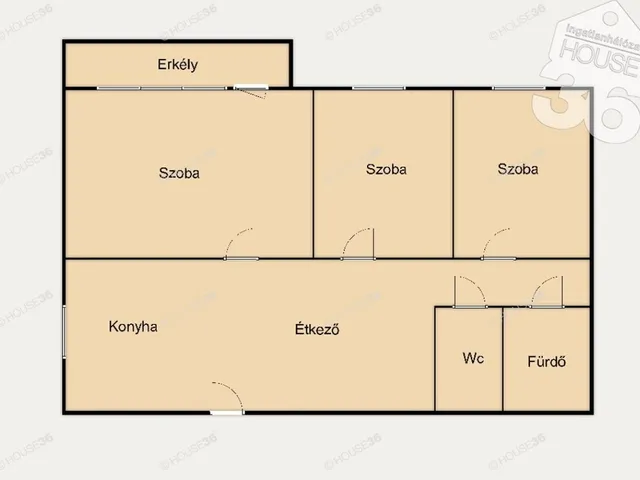 Eladó lakás Kecskemét 63 nm