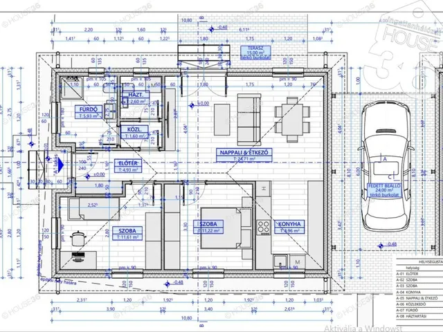 Eladó ház Kecskemét 72 nm