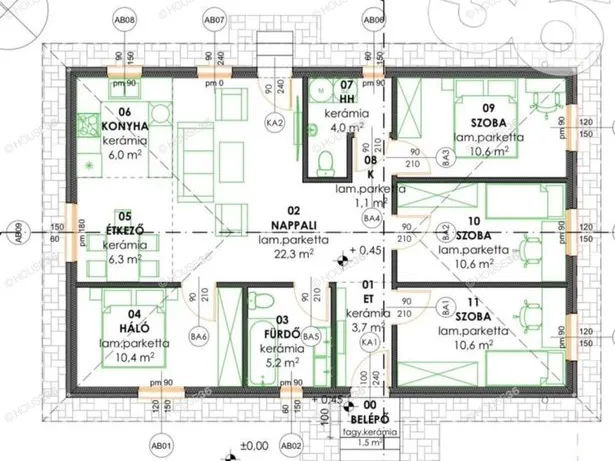 Eladó ház Kecskemét, Alsószéktó 115 nm