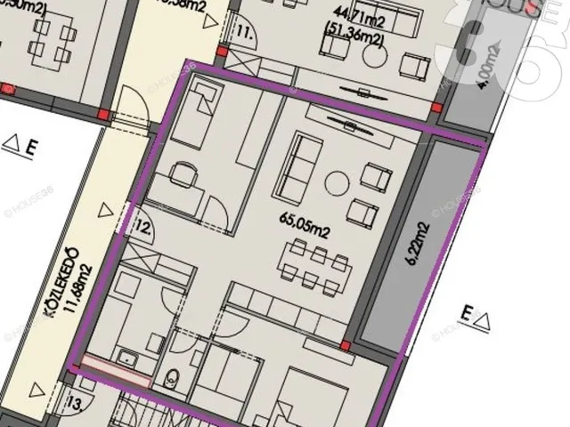 Eladó lakás Kecskemét, Belváros 68 nm