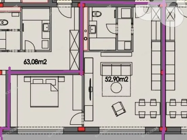 Eladó lakás Kecskemét, Belváros 60 nm