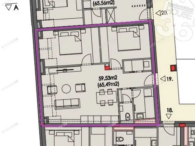 Eladó lakás Kecskemét, Belváros 65 nm