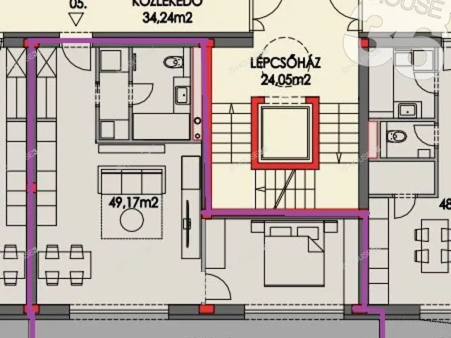 Eladó lakás Kecskemét, Belváros 57 nm
