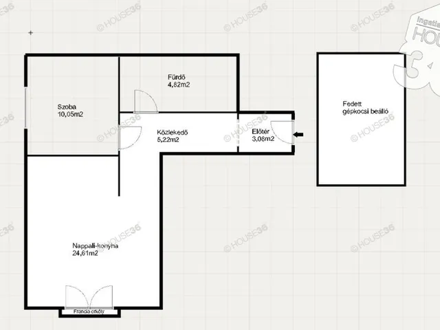 Kiadó lakás Kecskemét, Homokbánya 48 nm