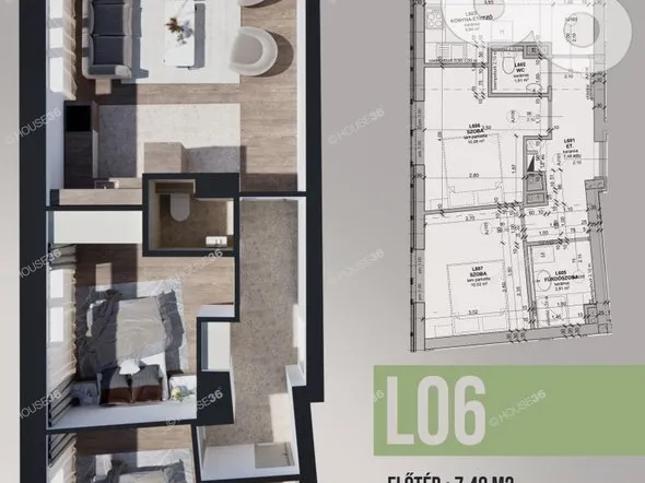 Eladó lakás Kecskemét, Belváros 61 nm